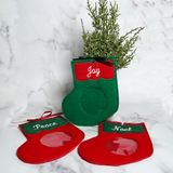 Personalized Christmas Stocking Peeker - Stocking Stuffers for Kids and Pets