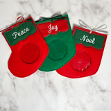 Personalized Christmas Stocking Peeker - Stocking Stuffers for Kids and Pets