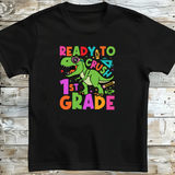 Back to School T-Shirt Ready to Crush Dino Tee