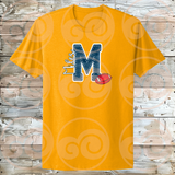 Customizable Sports-Themed Graphic T-Shirts for Sports Enthusiasts Youth to Adult Sizes