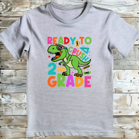 Back to School T-Shirt Ready to Crush Dino Tee