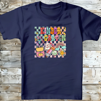 Retro Back-to-School T-Shirt - Customizable Grade Levels for Kids