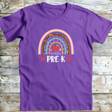 Back to School T-Shirt - Rainbow Grade Theme Short Sleeve Tee