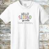 Personalized Welcome Tee Back to School - Custom Grade and School Name Included