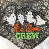 “Halloween Dog Accessories: Embroidered Bandana for Your Furry Friend” Boo Crew