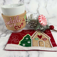 Cuddle in a Cup Mug Rug and Cup Cozy Holiday Gift S