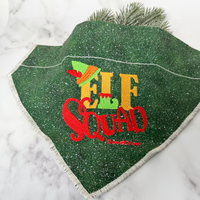 Elf Squad Holiday Dog Bandana - Over the Collar