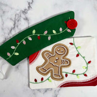 Gingerbread Man Mug Rug and Cup Cozy Holiday Gift