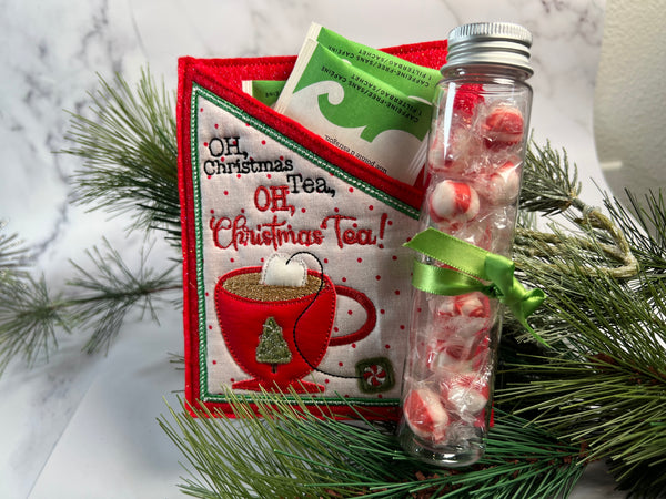 Oh Christmas Tea Gift Pockets
