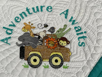 Baby Quilt Sets Adventure Awaits Baby Blanket Quilt Baby Shower Baby Gift