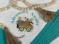 Baby Quilt Sets Adventure Awaits Baby Blanket Quilt Baby Shower Baby Gift