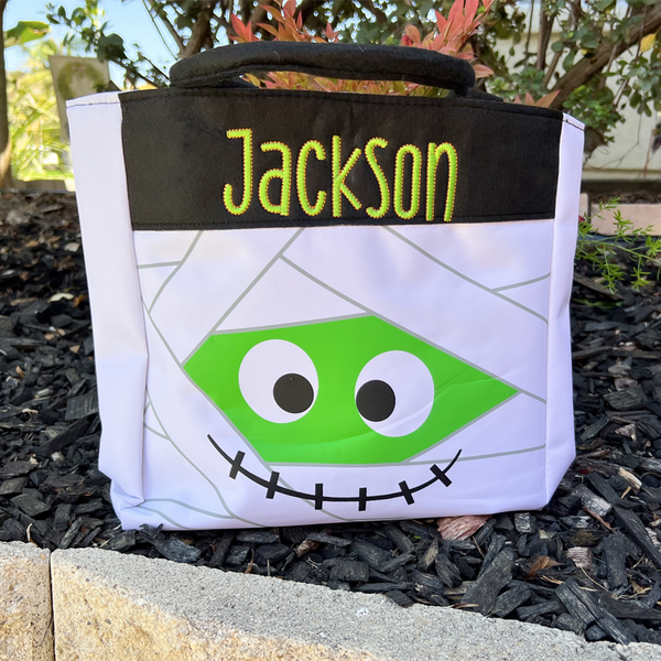 Halloween Tote - MUMMY - Trick or Treat Bag