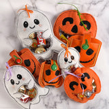 Spooktacular Ghost Pouches  Ideal for Candy, dog treats, and gifts - Bundle of Three - Ships Free