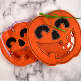 Pumpkin Peeker Treat Bags  Fun and Punny Halloween Gifts for All Ages - Bundle of Three - Ships Free.