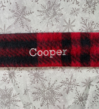 Personalized Dog Scarf - Buffalo Plaid