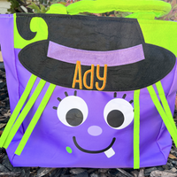 Halloween Tote - Witch - Trick or Treat Bag