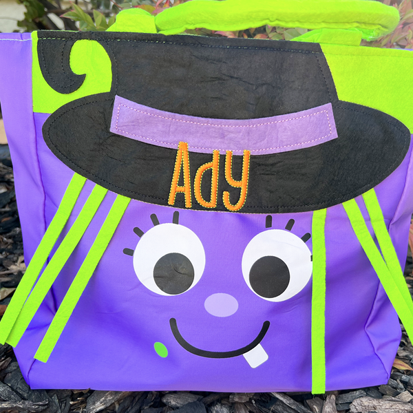 Halloween Tote - Witch - Trick or Treat Bag